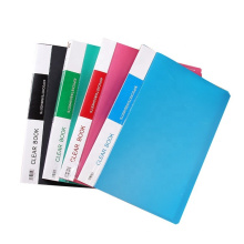 a4 10 20 30 40 60 80 100 page transparent folder high quality PP stationery expert case hard plastic display book